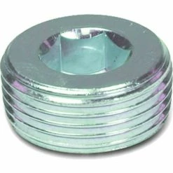 J.W. Winco 906-ST-R1/8-A Steel Threaded Plug with R 1/8" Tapered Thread