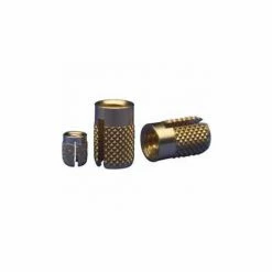 EZ Lok M5-0.8 Flush Press Insert - Brass - 240-M5-Br - Pkg Qty 25