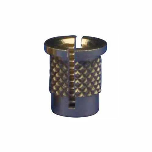 EZ Lok 6-32 Reverse Slot Press Insert - Brass - 260-006-Rs - Pkg Qty 50 1 EZ Lok 6-32 Reverse Slot Press Insert - Brass - 260-006-Rs - Pkg Qty 50