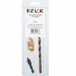 EZ Lok E-Z Knife™ Threaded Insert Installation Kit for Hard Wood - Brass - M3-0.5 - EZ-400-M3