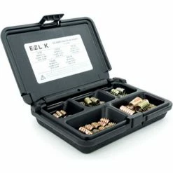 EZ Lok E-Z Hex™ Threaded Insert Assortment Kit for Soft Wood - Flush - 8-32 to 5/16-18 - EZ-A800