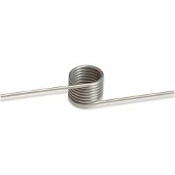 Gardner Spring 180° Torsion Spring - 0.92" Coil Dia. - 0.095" Wire Dia. - Wound Left - 302 Stainless Steel