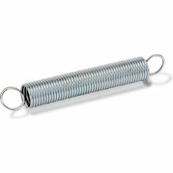 Gardner Spring Extension Spring - 0.375 OD x 0.0348 Wire Dia. - MBHD - Zinc - USA - Pkg of 12 - Gardner E33C