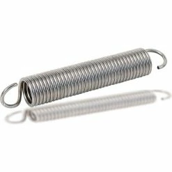 Gardner Spring Extension Spring - 0.5 O.D. x 0.0625 Wire Dia. - MBHD - Zinc - USA - Pkg of 3 - Gardner V23C