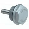 J.W. Winco 738.1-26-M20X1.5 Aluminum Magnetic Threaded Plug w/ Viton Seal - M20 x 1.5 Thread