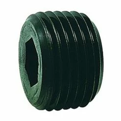 1/16" NPTF Socket Head Pipe Plug - 7/8" Taper - Flush Seal - Steel - Pkg of 100 - Holo-Krome 12002