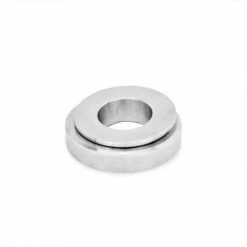 J.W. Winco GN 350.3 Spherical Leveling Washers, Stainless Steel, Matte, M8, 5/16"T, 1" Outer Dia.