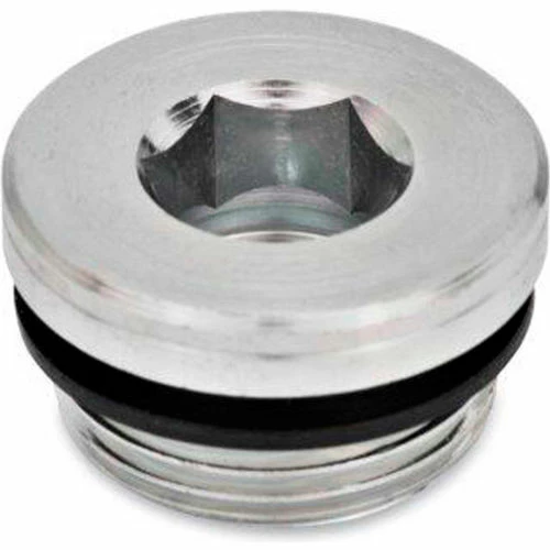 J.W. Winco GN 749 Threaded Pipe Plugs, Steel, Zinc Plated, with NBR Synthetic Rubber Seal, M 33 x 2 1 J.W. Winco GN 749 Threaded Pipe Plugs, Steel, Zinc Plated, with NBR Synthetic Rubber Seal, M 33 x 2