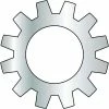 #8 External Tooth Lock Washer - Zinc - Pkg of 10000