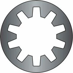 #10 Internal Tooth Lock Washer - Black Oxide - Pkg of 10000