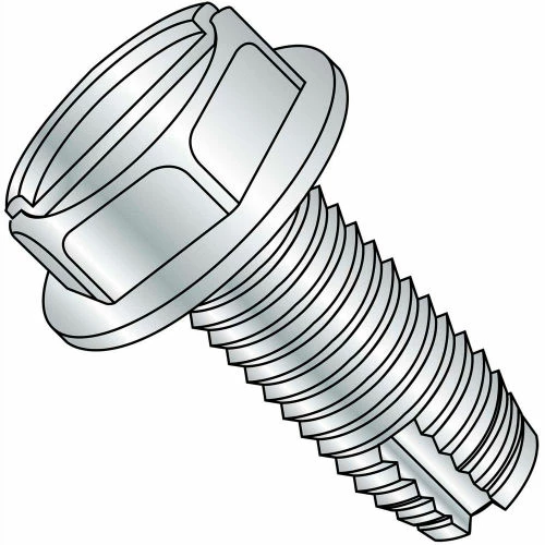 12-24X3/4 Slotted Indented Hex Washer Thread Cutting Screw Type 1 Fully Threaded Zinc And 3000 pcs 1 12-24X3/4 Slotted Indented Hex Washer Thread Cutting Screw Type 1 Fully Threaded Zinc And 3000 pcs
