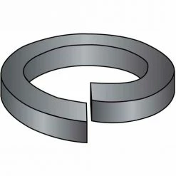 M6 Din 127 B Metric Split Lock Washer 18 8 Stainless Steel Black Oxide, Pkg of 7000