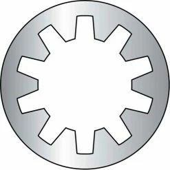 #4 MS35333, Military Internal Tooth Lock Washer - 410 Stainless Steel - DFAR - Pkg of 5000