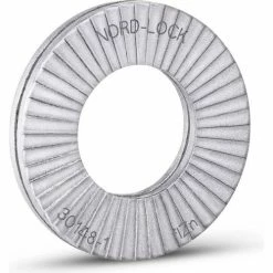 Nord-Lock 1516 Wedge Locking Washer - Carbon Steel - Delta Protekt - M4 (#8) Large O.D. - Pkg of 20