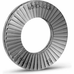 Nord-Lock 2144 Wedge Locking Washer - 316 Stainless Steel - 3/8" - Large O.D. - Pkg of 200
