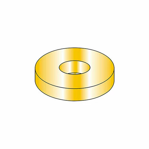 Titan Fasteners Flat Washer - M6 - Hardened Steel - Zinc Yellow - Class 10.9 - DIN 125A - Pkg of 100 1 Titan Fasteners Flat Washer - M6 - Hardened Steel - Zinc Yellow - Class 10.9 - DIN 125A - Pkg of 100