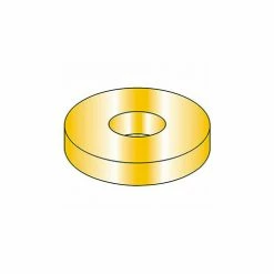 Titan Fasteners Flat Washer - M8 - Hardened Steel - Zinc Yellow - Class 10.9 - DIN 125A - Pkg of 100