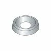 Titan Fasteners 1/4" Countersunk Finishing Washer - .322/.299" I.D. - Steel - Nickel Plated - Grade 2 - 100 Pk