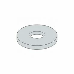 Titan Fasteners 1/4" x 2" Fender Washer - .285" I.D. - .047/.08" Thick - Steel - Zinc Plated - Grade 2 - Pkg of 100