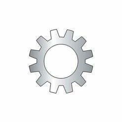 Titan Fasteners #2 External Tooth Lock Washer - .089" I.D. - .01" Thick - Steel - Zinc - Grade 2 - Pkg of 100