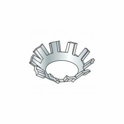 Titan Fasteners 1/4" External Tooth Countersunk Lock Washer - .267/.255" I.D. - Steel - Zinc - Grade 2 - 100 Pk