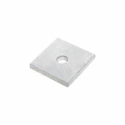 Titan Fasteners 1/2" Square Plate Washer - 9/16" I.D. - 1/8" Thick - Steel - Galvanized - Grade 2 - Pkg of 25