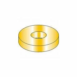 Titan Fasteners 3/8" Flat Washer - SAE - 13/32" I.D. - Steel - Yellow Zinc - Grade 8 - Pkg of 100
